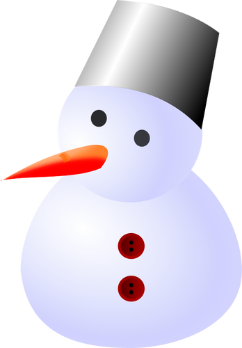 Sneeuwpop vector tekening