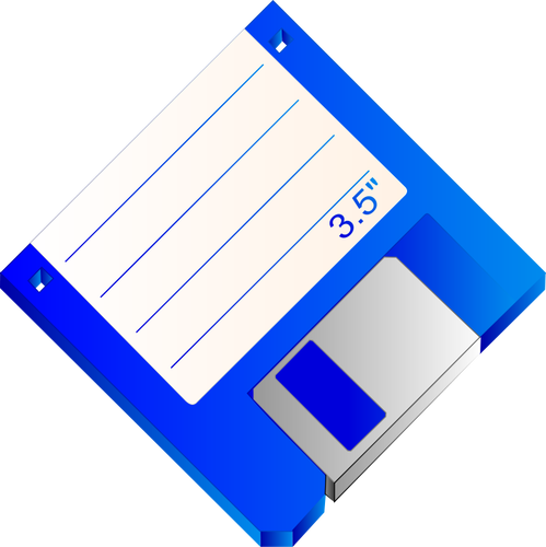 Etiketli disketi vektör küçük resim