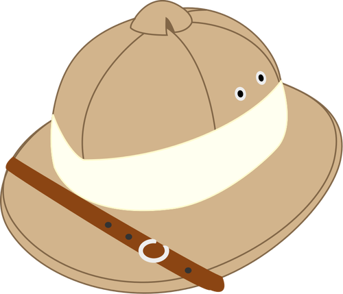 Salakot את הכובע בתמונה וקטורית