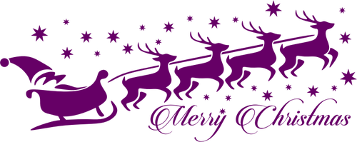 Violette Weihnachten Symbole