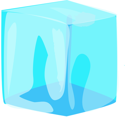 Buz küpü vektör küçük resim