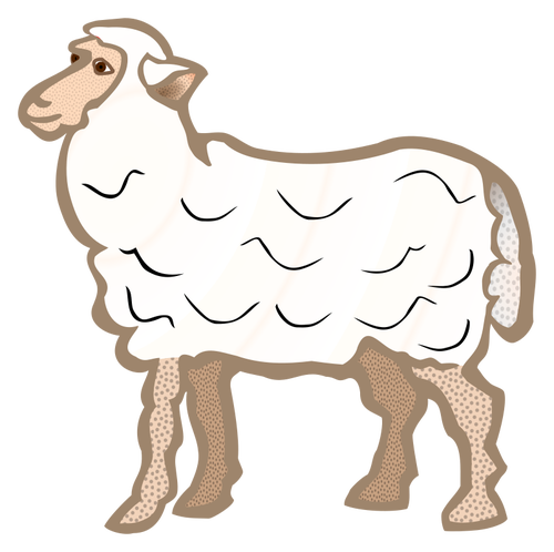 Desenho de ovelha