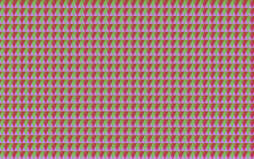 색깔된 삼각형 패턴
