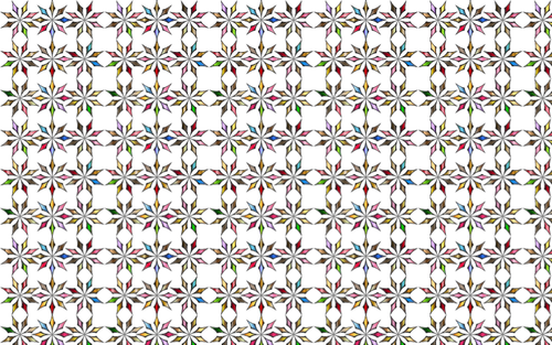 Sømløs kromatisk dekorativ vektor mønster