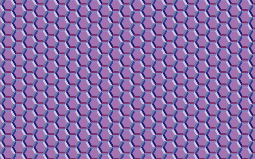 Обои для рабочего стола Фиолетовый шестигранники