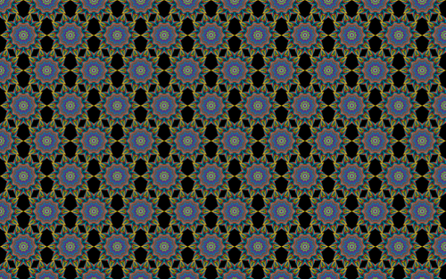 Black and colorful pattern
