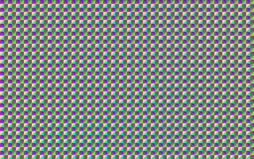 緑と紫のパターン