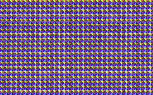 त्रिकोणीय रंगीन पैटर्न