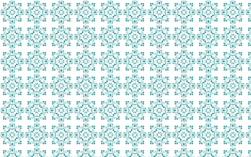 Blue flowery pattern image