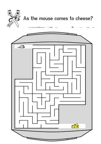 Labirint pentru copii vector illustration