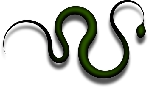 Dibujo vectorial de serpiente