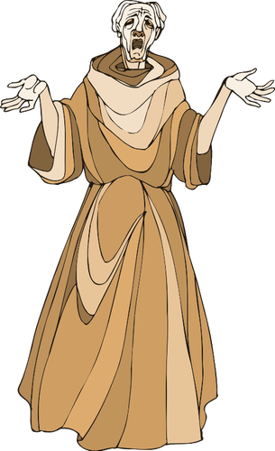 صورة راهب من القرون الوسطى