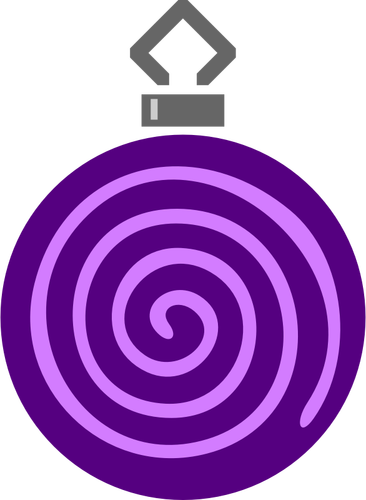 Eenvoudige violet buble