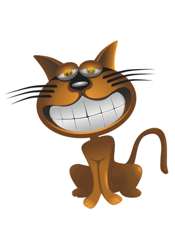 Uśmiechający się kot