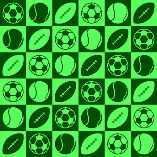 דפוס ספורט ירוק