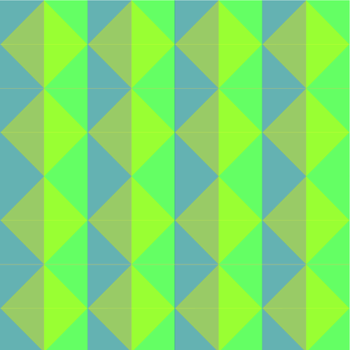 Pattern with green squares