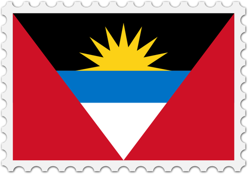 Марка Флаг Антигуа и Барбуда