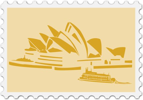 Imagem do selo australiano