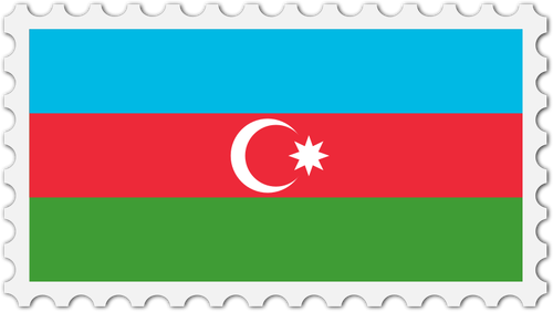 Aserbaidschan-Flag Bild