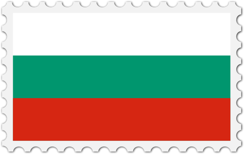 Bulgarien flagga stämpel