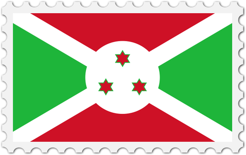 Burundi vlag stempel