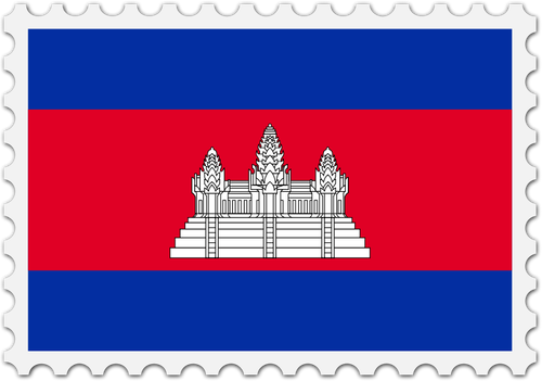 Gambar bendera Kamboja