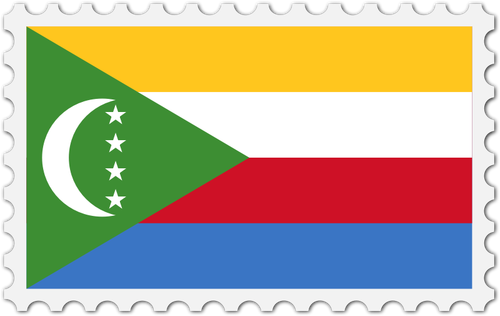 Komorenes flagg bildet
