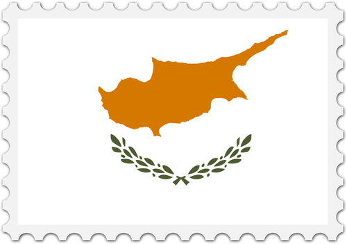 Zypern-Flagge-Stempel