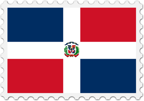 Den dominikanske republikk flagg
