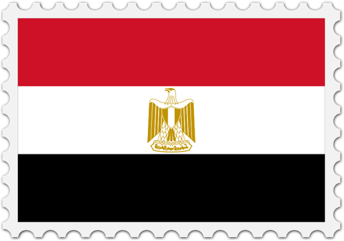 Egypten flagga bild
