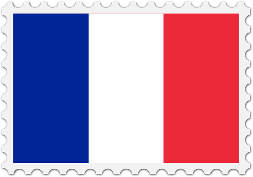Timbre de France drapeau