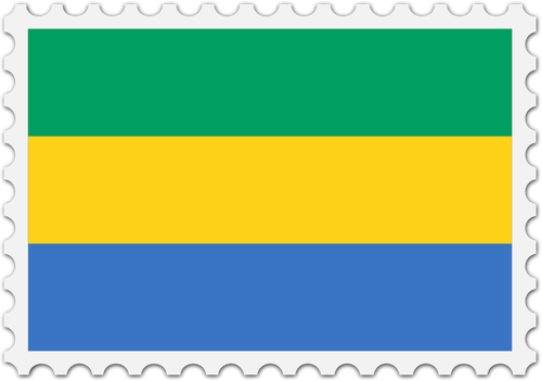 Gabon vlag afbeelding