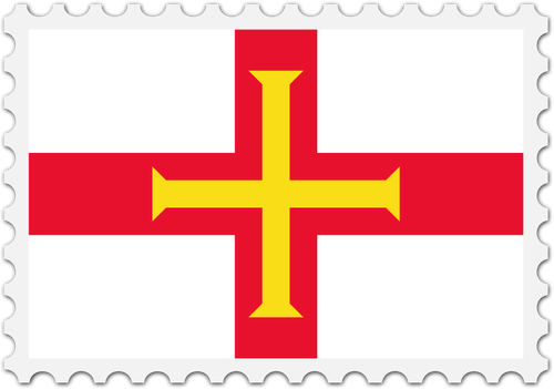 Guernsey flagg bildet