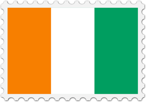 象牙海岸国旗邮票