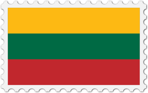 लिथुआनिया झंडा स्टाम्प