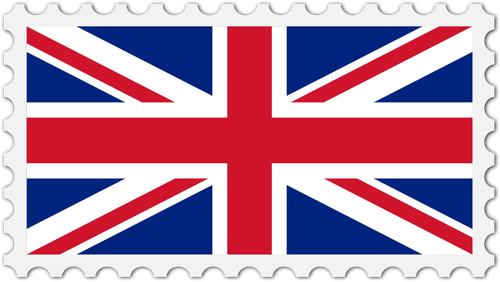 Velká Británie vlajka razítko