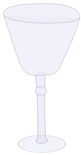 Lege wijnglas vector afbeelding