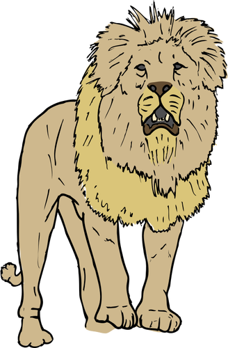 Illustrazione del leone