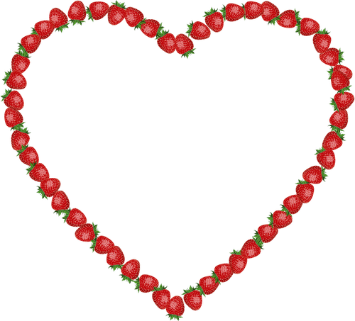 Aardbeien hart
