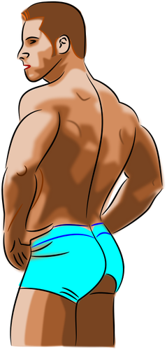 Vektor-Illustration von Bodybuilder