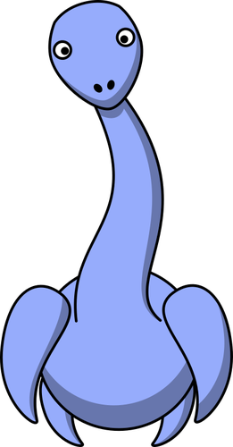 Sarjakuva plesiosaurus