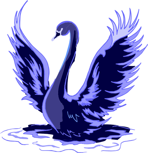 Blauwe zwaan