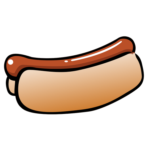 Hot dog vektör görüntü