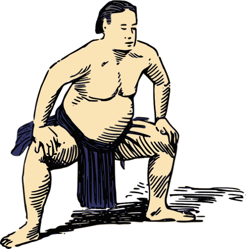 Gambar pegulat sumo