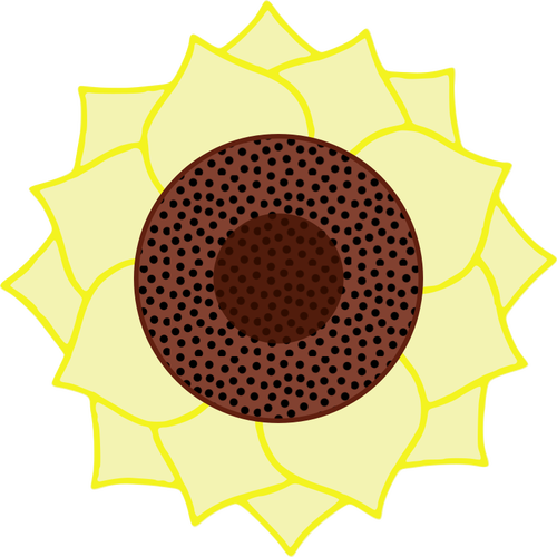 Sonnenblume Vektor-ClipArt