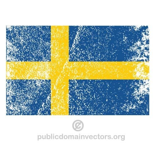 스웨덴 국기 벡터 이미지
