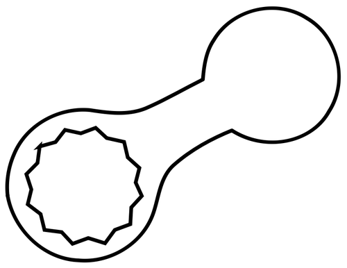 Vektorbild av service dokumentation symbol