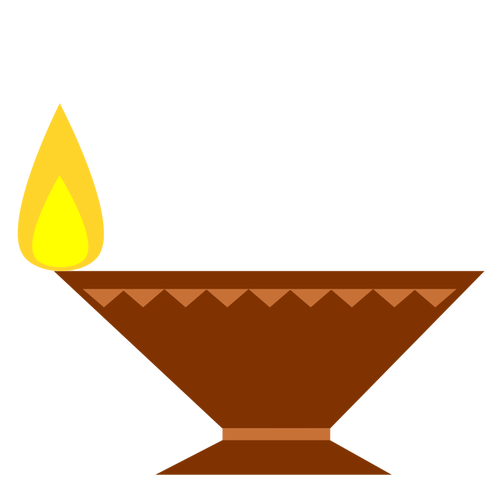 Heiligen indischen Lampe