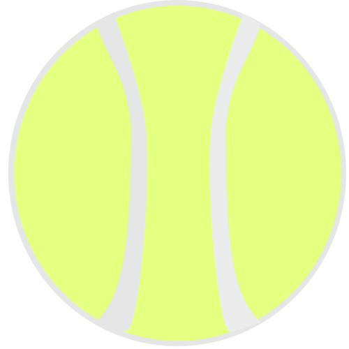Gráficos de tenis pelota clip art