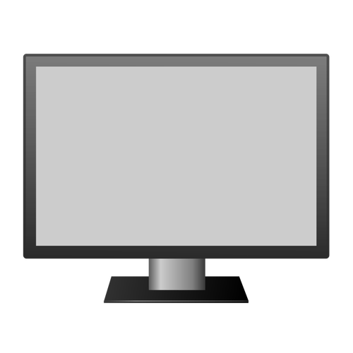 LCD televiziune de desen vector
